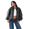DISTRESSED LEATHER MOTO JACKET