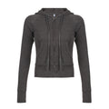 DISTRESSED HOODED SWEATSHIRT