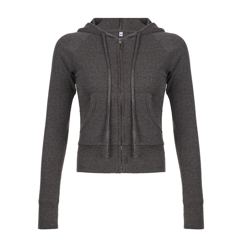DISTRESSED HOODED SWEATSHIRT