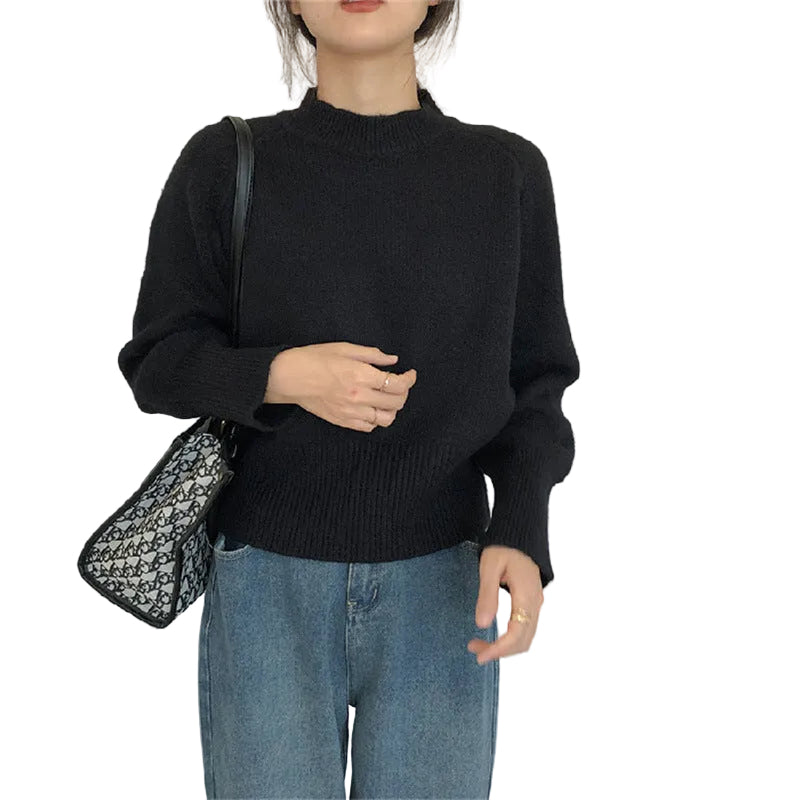 HIGH WAIST VINTAGE KNIT SWEATER