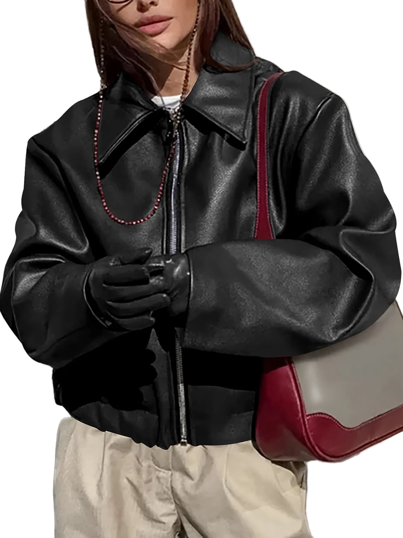 RETRO BIKER MATTE LEATHER JACKET