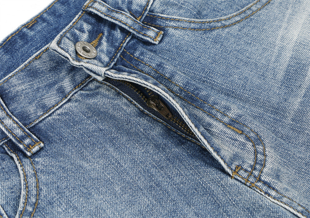 GRADIENT WASH WIDE-LEG JEANS