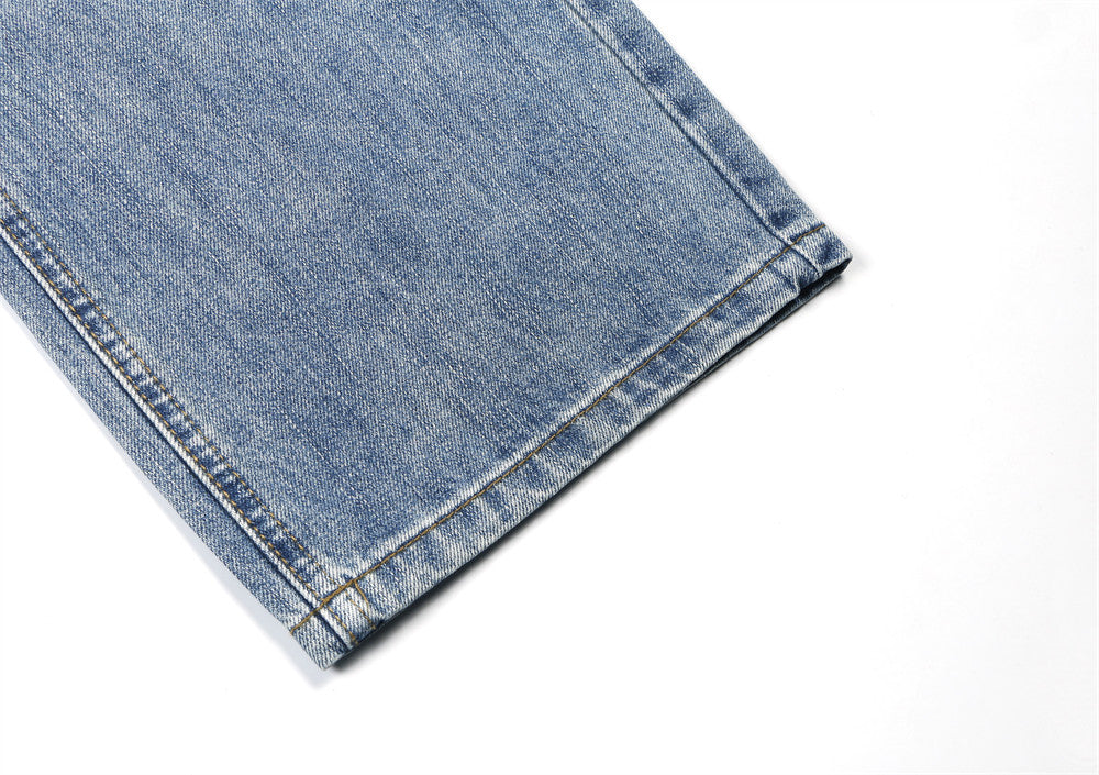 GRADIENT WASH WIDE-LEG JEANS