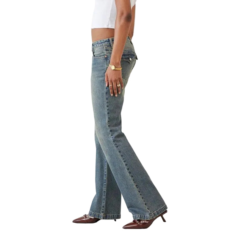 santier WASHED BOOTCUT JEANS