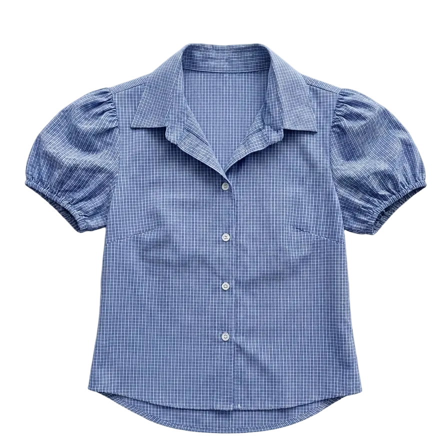 COLLEGE PLAID SHORT-SLEEVE SHIRT