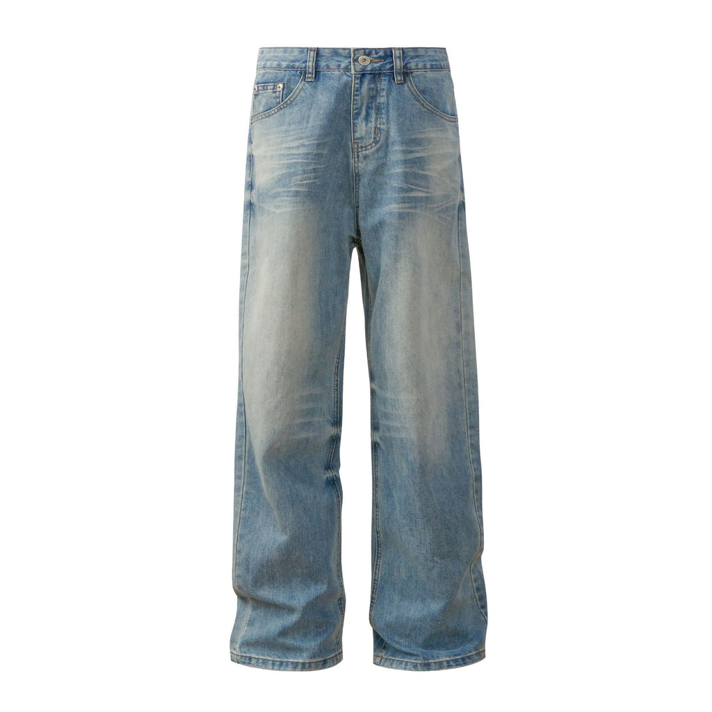 GRADIENT WASH WIDE-LEG JEANS