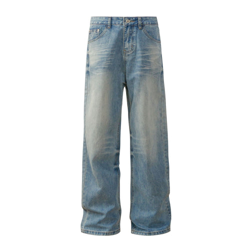 GRADIENT WASH WIDE-LEG JEANS