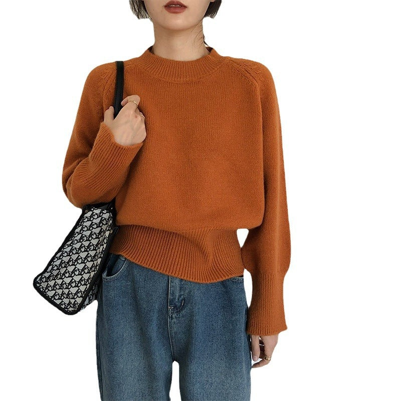 HIGH WAIST VINTAGE KNIT SWEATER