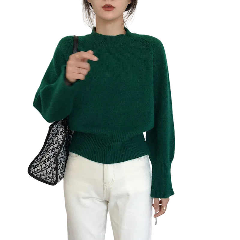 HIGH WAIST VINTAGE KNIT SWEATER
