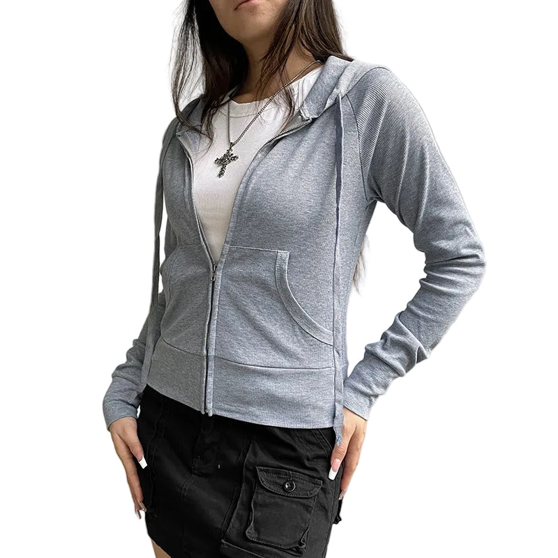 DISTRESSED HOODED SWEATSHIRT