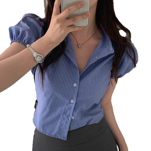 COLLEGE PLAID SHORT-SLEEVE SHIRT