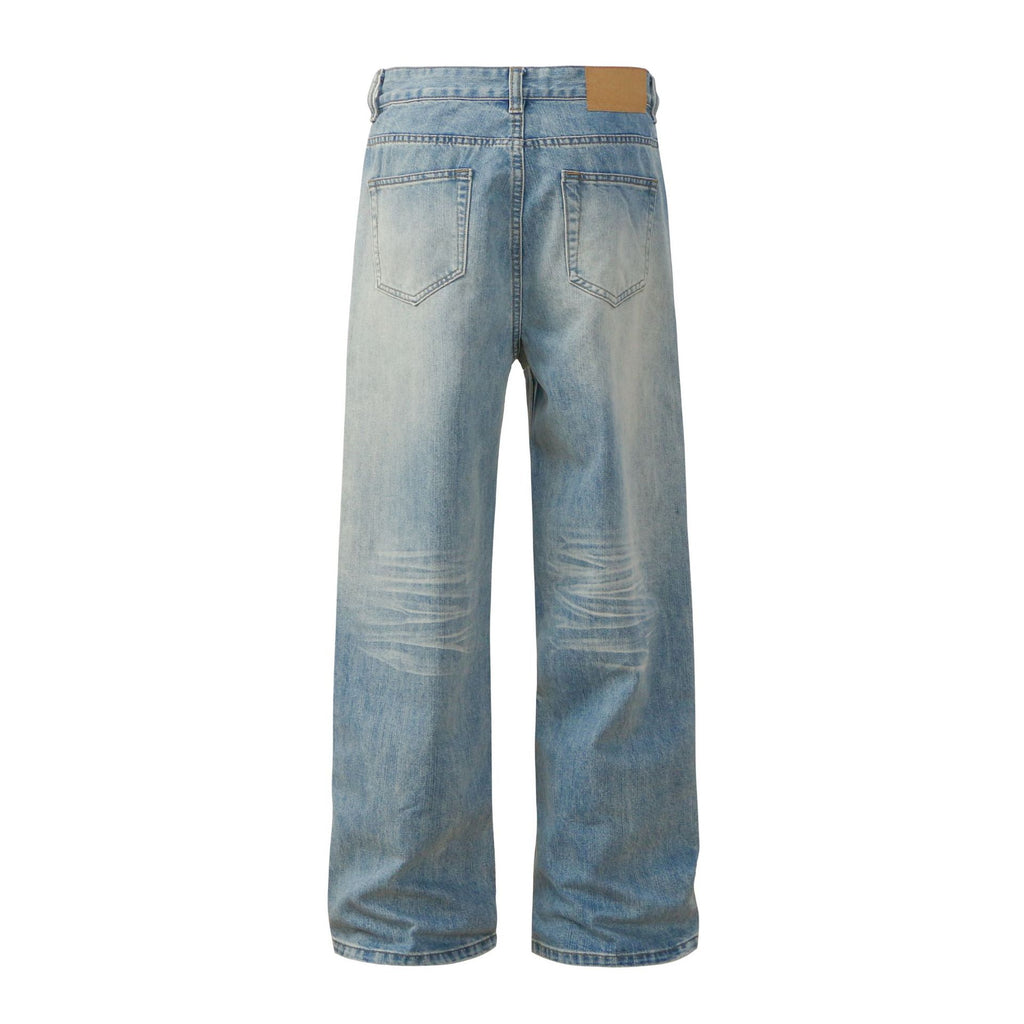 GRADIENT WASH WIDE-LEG JEANS