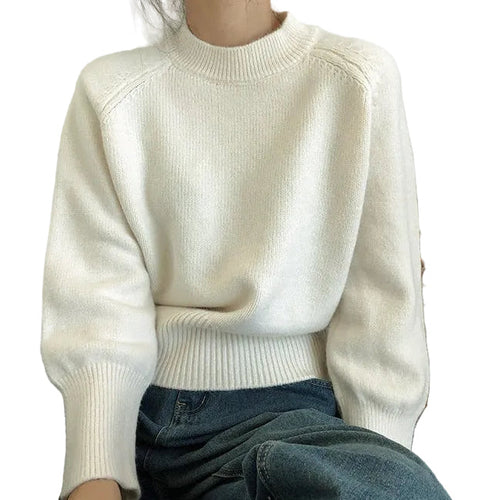 HIGH WAIST VINTAGE KNIT SWEATER